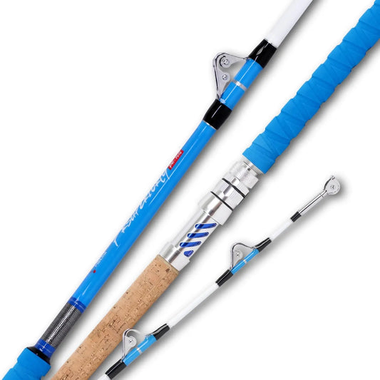 Heavy Duty Saltwater Deep Sea Trolling Rod With Roller Guides
