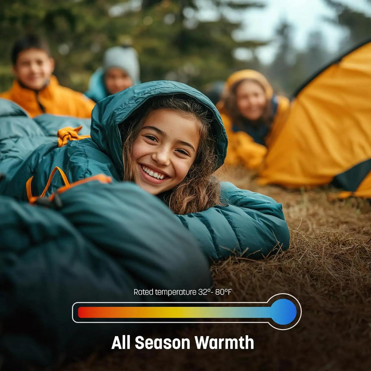 Combined Sleeping Bag And Inflatable Mattress For Travel Camping