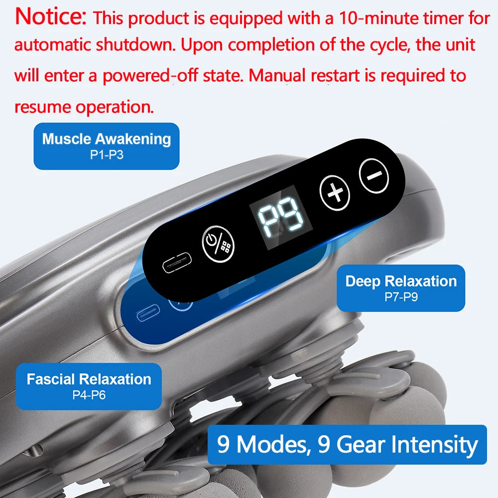 Foreverlily 22 Head High Frequency Vibration Fascia Massager