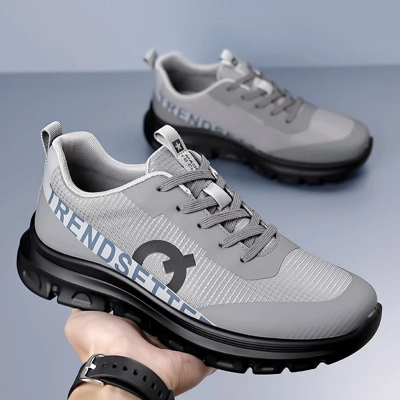 MaiJiaKa Men Sports Shoes Lightweight Mesh Casual Sneakers